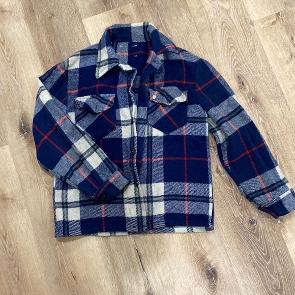 Roots Jackets & Blazers - Real wool plaid shacket